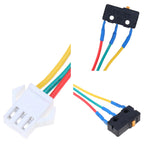 New 10pcs Flame retardant material metal Gas Water Heater Micro Switch Three Wires Small On-off Control 0.6x1x2cm