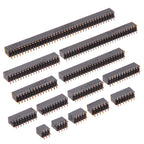 10pcs SMT 1.27mm 1.27 Double Row Female Breakaway PCB Board Pin Header socket Connector Pinheader 2*5 2*10