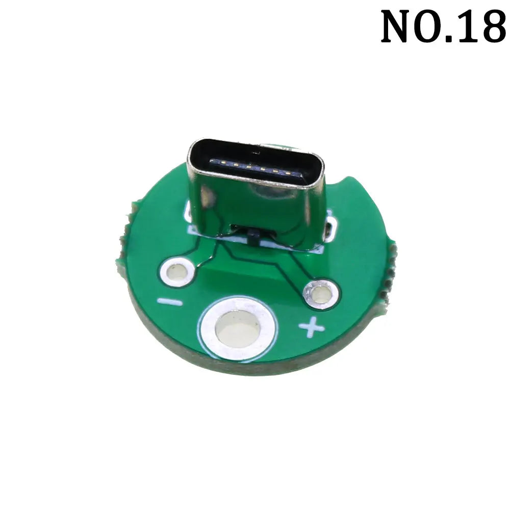 1Pcs USB 3.1 Vertical Straight Plug Double Side Positive Negative Plug Type-C Male/Female Test Board PCB Connector With Pin