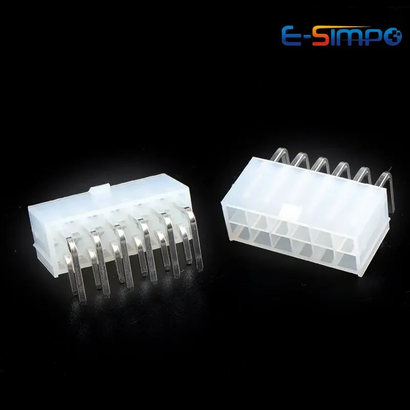 10pcs 5569-R 5557-AW Dual Row MX4.2mm Automotive Wire Right Angle 90D Female 2X1P-2X12Pin for PC Graphics Card Wafer Connector