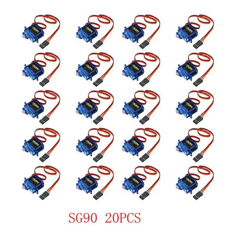 5/10/20PCS SG90 Mini Gear Micro Servo 9g 1.6KG For RC 250 450 Airplane Helicopter Car Vehicle Boat Models Spare Parts