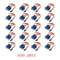 5/10/20PCS SG90 Mini Gear Micro Servo 9g 1.6KG For RC 250 450 Airplane Helicopter Car Vehicle Boat Models Spare Parts