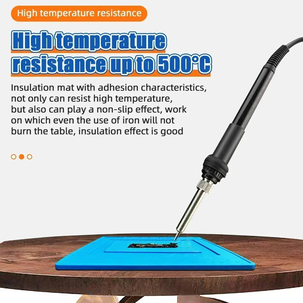 ESD Heat Resistant 932℉ Soldering Mat Job Tools Computer Phone Repair Kit Working Repair Pad Heatresistant Maintenance Platform