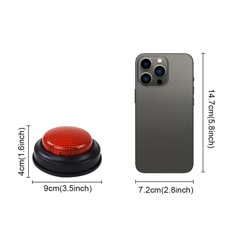 1/2/4/8-piece Buzzer Buttons Game, Answer Buzzers for Game Quick Desktop Quick Answer Games for Kids Classroom, Quizzes Party