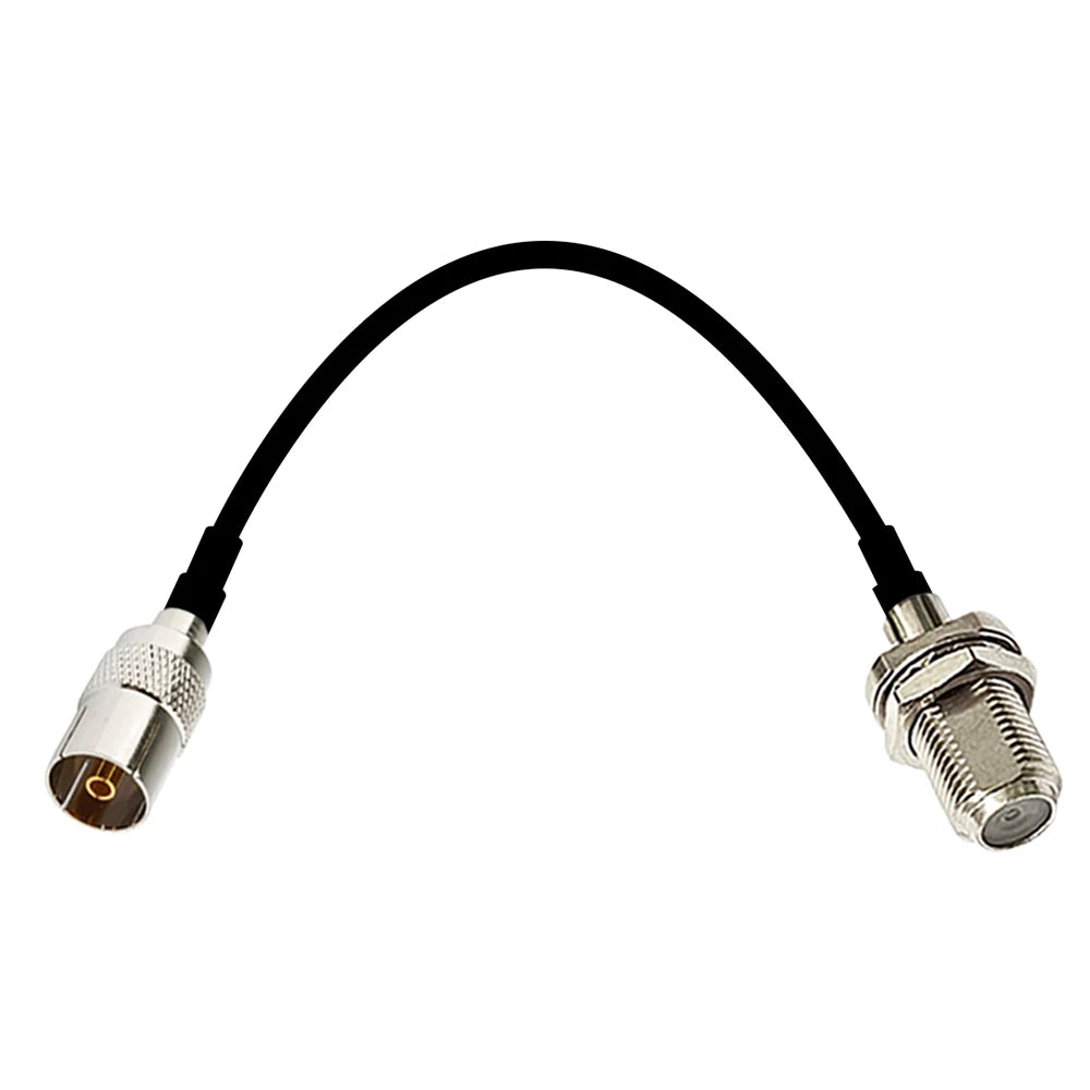 RG174 Cable IEC PAL DVB-T to SMA / F TV Male Plug & Female Jack RF Jumper Pigtail Adapter 20cm