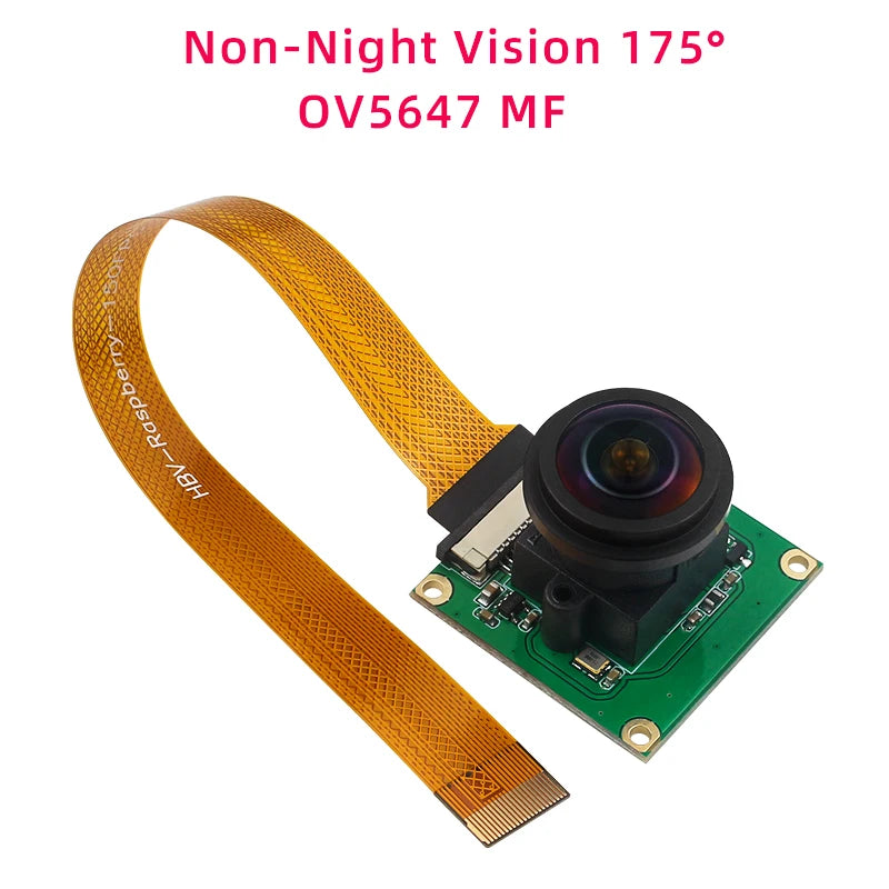 Raspberry Pi 5 Camera 5MP 1080P Optional Night Vision Wide Angle IR-CUT FF AF Cameras for RPI 5 Pi5 Zero