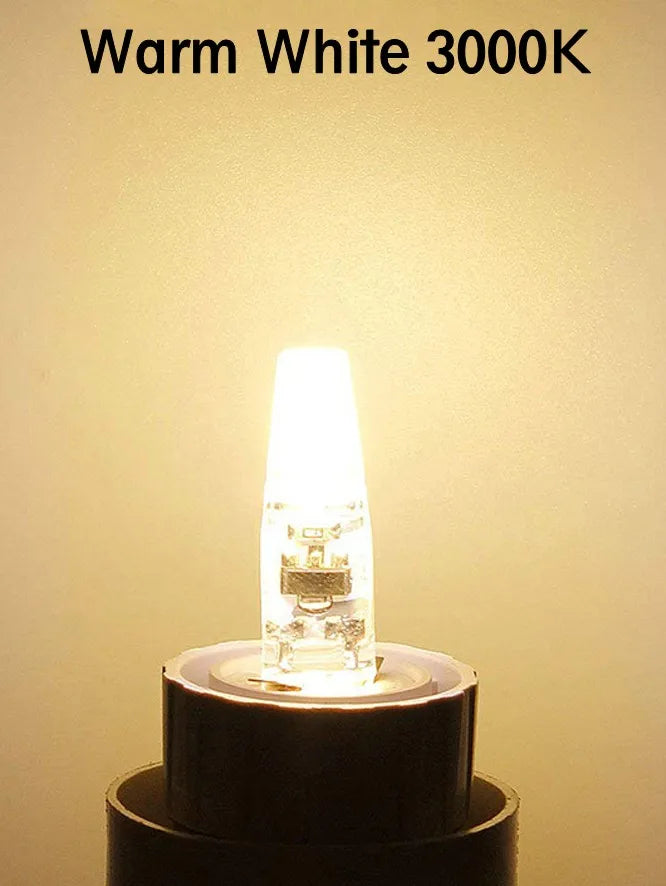 10pcs G4 LED Bulb 5W DC12V 220V 2835 SMD 10led Warm/Cold White 360 Degree Angle Chandelier Light Replace Halogen Lamp Lighting