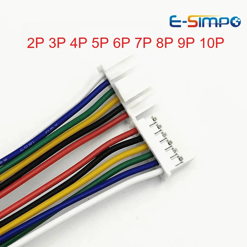 100PCS PA2.0mm PAP2.0 to Dupont 1P 20/30cm Female/Male Wire Position Rectangular Housing Connector 0.079" PAP-04V-S PAP-05V-S