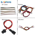 5pcs 20cm JST1.25 ZH1.5mm PH HY2.0 XH SM XHB2.54 Dupont KF2510 VH3.96 2P3P 4P5P 6P Male Female Extension Aerial Dock Wire Cable