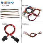 5pcs 20cm JST1.25 ZH1.5mm PH HY2.0 XH SM XHB2.54 Dupont KF2510 VH3.96 2P3P 4P5P 6P Male Female Extension Aerial Dock Wire Cable