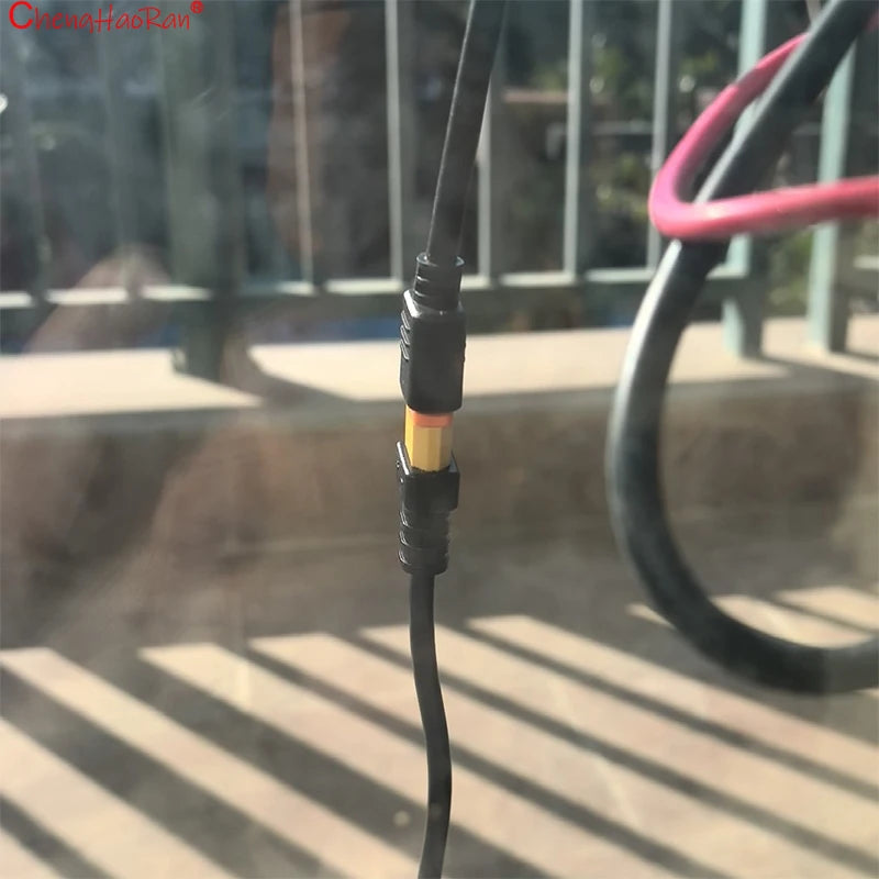 ChengHaoRan 1PC 1.5 M² 30CM Ultra-soft XT60 Plug Male Female Connector to DC 5.5*2.5/5.5*2.1mm M/F Power Cable