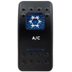 12V Marine Grade Rocker Switch SPST/ON OFF, DPDT/(ON) OFF (ON) Blue Led Light Bar for Carling ARB NARVA Replace Waterproof IP66