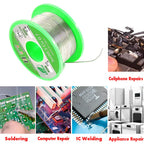 JINHU Sn99.3 Cu0.7 50G/100G Lead Free Solder Wire Tin 0.5/0.6/0.8/1.0mm Rosin Core Solder Welding Soldering Iron