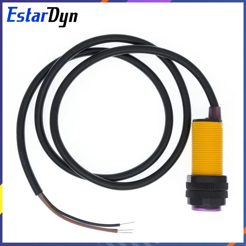 Estardyn E18-D80NK Infrared Obstacle Avoidance Photoelectric Sensor Proximity Switch 3-80cm Detection Range Adjustable