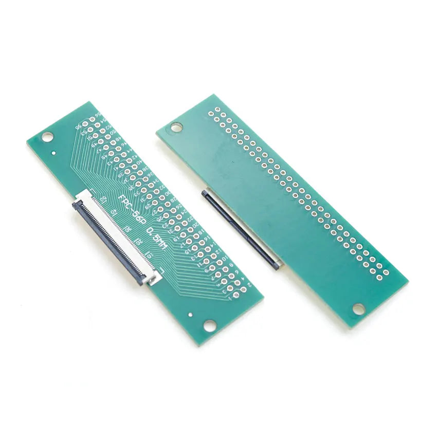 4P/6P/8P/10P/12P/14P/15P/16P/18P/20P/22P/24P/26P/30P/34P/80P FPC/FFC Flexible Cable Adapter Board 0.5mm SMT To 2.54mm Connector