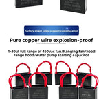 CBB61Fan Starting Capacitance1.2/1.5/1.8/2/2.5/3/4/5/6/7UFCeiling Fan Range Hood450V