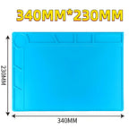 Silicone Soldering Mat ESD Antistatic Heat Insulation Motherboard Electronics Phone Repair Maintenance Working Platform Pad