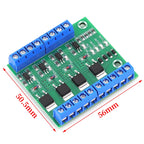 4 Way Mos Optocoupler Isolatie Module Pwm 3-20V 10A Foto-elektrische Isolator Houder Rail Plc Drive Motor Board