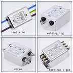 New 220V AC Anti-interference Power Supply EMI Filter CW4L2 CW4L2-20A-S CW4L2-6A-S CW4L2-10A-S CNC Purifier for Enhanced Perform