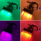 Dimmable LED Smart Bluetooth APP Control RGB Led Downlight for Wine Counter Display Kit Garage Display Case Shelf Mini Spotlight