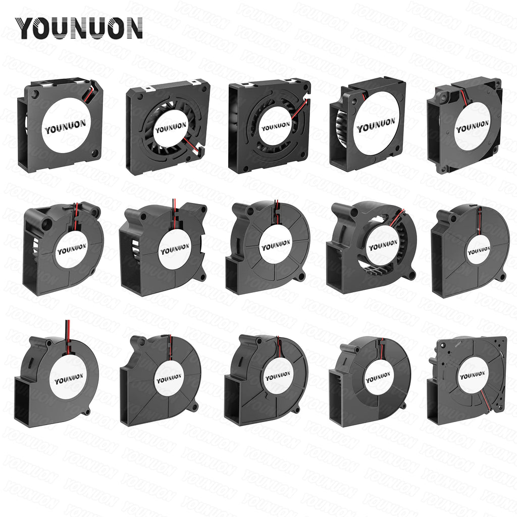 2PCS 5V USB Brushless Blower Cooling Fan USB Ventiliator Computer Case Cooler  PBT CPU Radiator USB Fan PC USB Gadgets