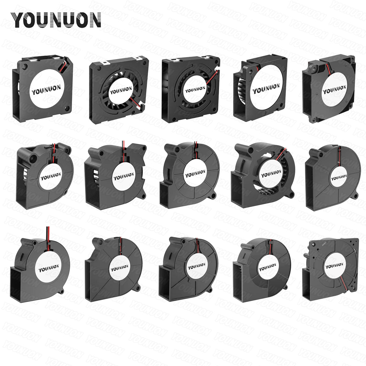 2PCS 5V USB Brushless Blower Cooling Fan USB Ventiliator Computer Case Cooler  PBT CPU Radiator USB Fan PC USB Gadgets