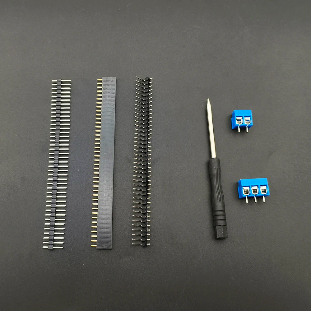 61Pcs/Box Double Side PCB Board Kit 1x40Pin Single Row Male and Female Pin Header Screw Terminal Block Connector Kit For Arduino