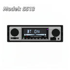 Bluetooth Vintage Car FM Radio MP3 Player USB Classic Stereo Audio Receiver AUX