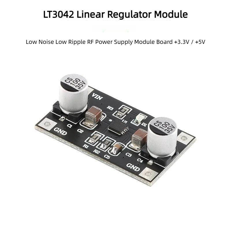 LT3042 Low Noise LDO Regulator Module 0.8uV RMS 79dB PSRR RF Power Supply for Arduino