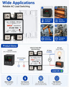 Solid State Relay DC to AC AC to AC DC to DC Zero-crossing SSR 10A25A40A50A60A80A100A