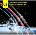 Solder Seal Wire Connectors 3:1 Shrinkage Rate Waterproof Electrical Cable Terminals Heat Shrink Tube Electrical Butt Splice