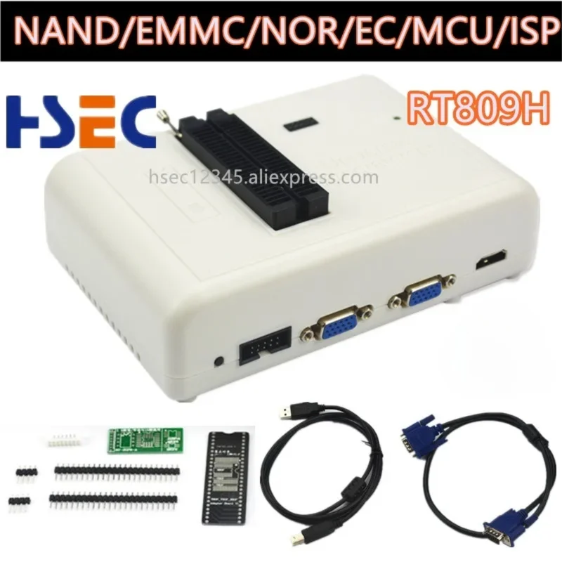 Original RT809H RT809HSE Universal Programmer with ICSP & ISP Features for EMMC NAND NOR FLASH bios - Superior to RT809F CH341A