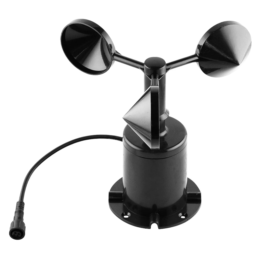 60m/s Weather Station Outdoor 3 Cup Anemometer Sensor Polycarbon Fiber Wind Speed Wind Direction Sensor Output RS485 4-20MA 0-5V