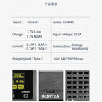 LiitoKala Lii-M4S 5V EU AU UK US Plug Battery Charger For 3.7V 18650 26650 21700 14500 18350 17500 1.2V AA AAA A C