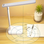 Chargeable Folding table lamp eye protection touch dimmable LED lamp bedroom reading USB rechargeable table lamp 2026