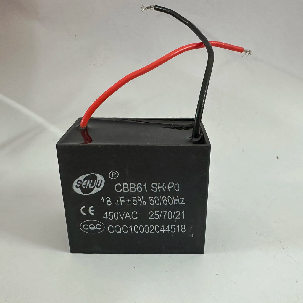 CBB61 Motor Start Capacitor 450V AC Fan Condenser1/1.2/1.5/1.8/2/2.5/3/4/5/6/8/10UF