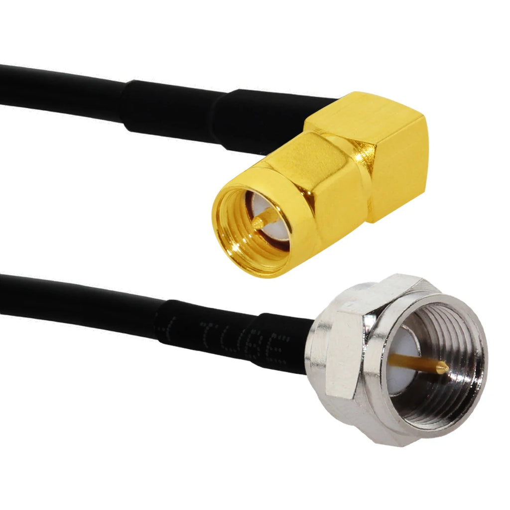 1pc SMA RF/RP Male/Female to F Plug Jack Pigtail Cable RG174 20cm/30cm/50cm NEW SMA to F RF Coax Adapter