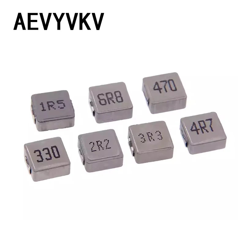 5-50PCS 0630 SMD Molding Power Inductors 0630 1UH 1.5UH 2.2UH 3.3UH 4.7UH 6.8UH 10UH 15UH 22UH 33UH 47UH 1R0 2R2 Power Inductor