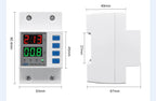 TOMZN TOVPD1-63DK Isolate L N 110V 230V AC Din Rail OVP OCP UVP Voltage Protector 63A Relay Automatic Adjustable Delay-ON