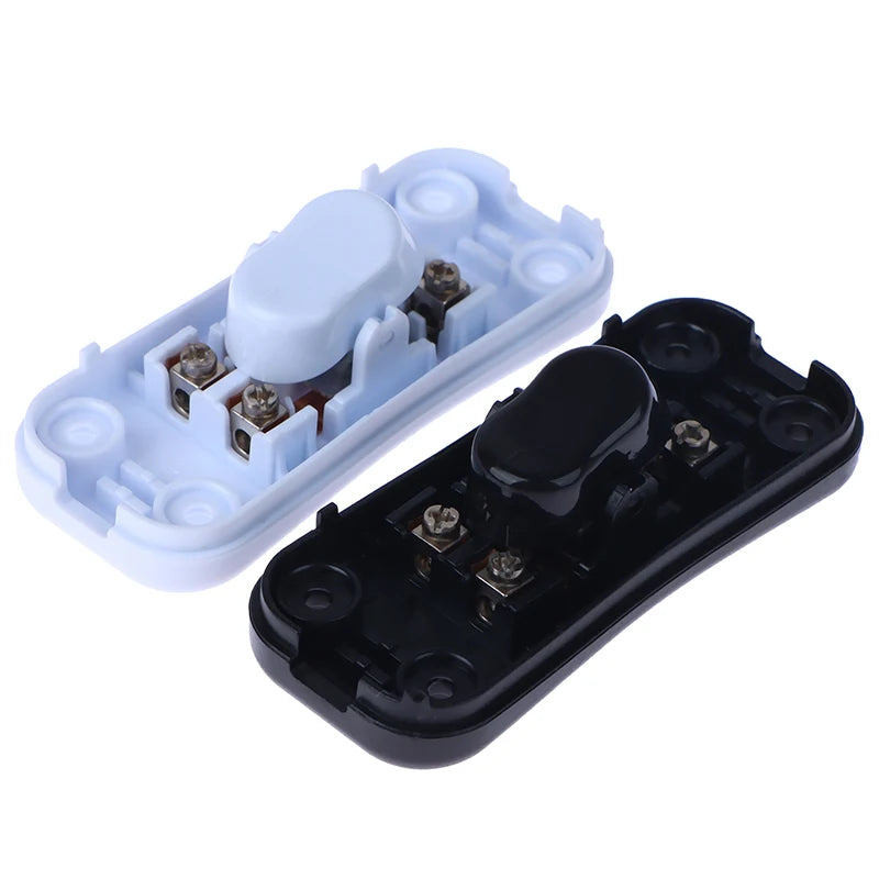 New 1Pc Light Switch AC 250V ON/OFF Table Desk Lamp Cord Toggle Rocker Switches Control For LED Lights Wiring Electric Switch