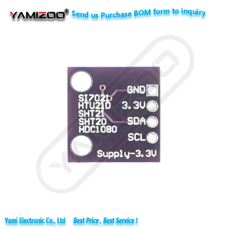 10pcs HDC1080 Si7021 SHT20 HTU21D Module Low Power, GY-213V-HDC1080 High Accuracy Digital Humidity With Temperature Sensor