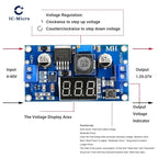 1-10PCS LM2596 DC DC Step Down Converter Voltage Regulator LED Display Voltmeter 4.0~40 to 1.3-37V Buck Adapter Adjustable Power