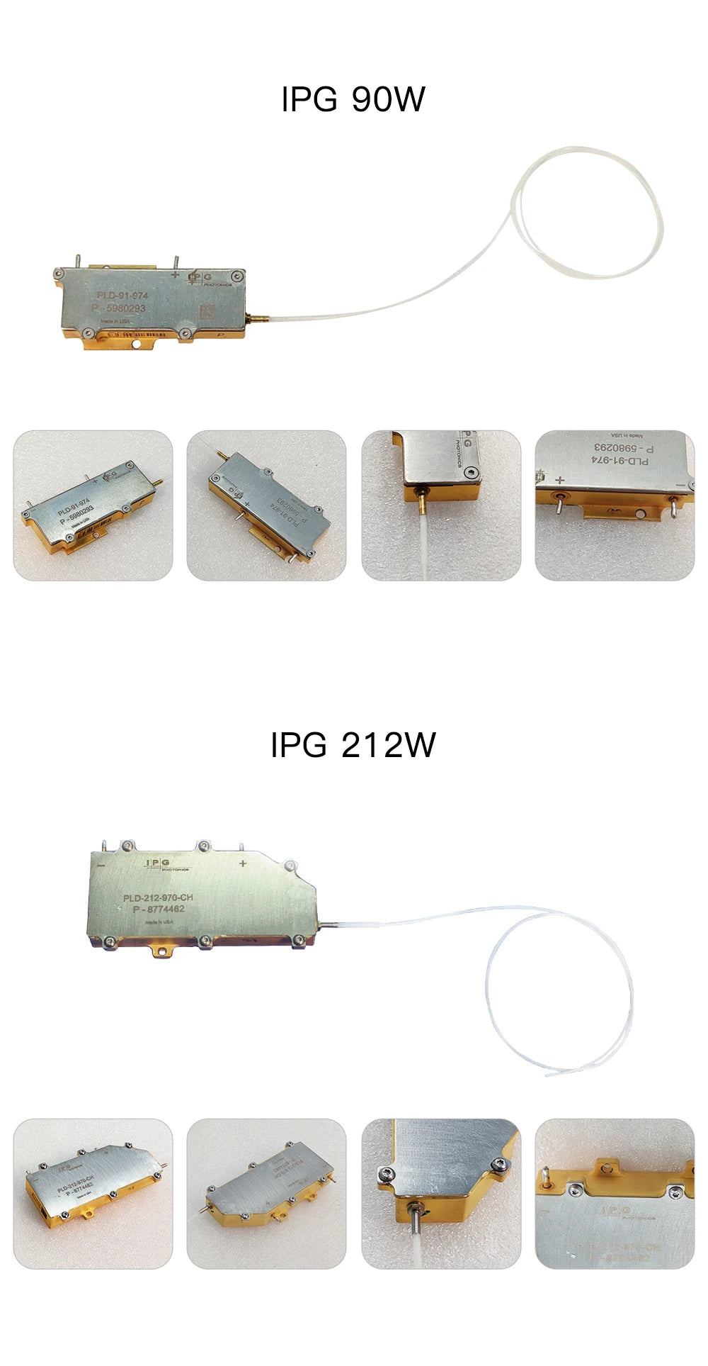 MAX Raycus IPG Original Laser Source Pump 120-1000W Pumping Source Pulsed Laser Diode for Laser Source Repair