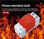 House Lightning Surge Protector AC SPD 1P 2P 3P 4P 40KA 60KA 220V 385V AC Protective Low-voltage Arrester Device ﻿