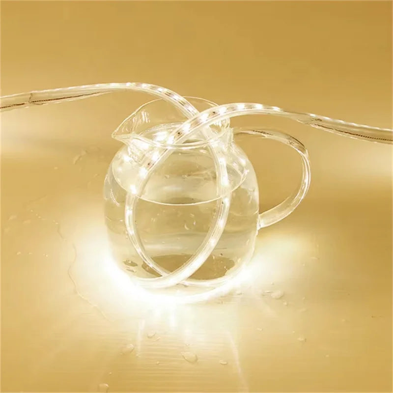 220v Led strip 2835 High Brightness 120LED/m with ON-OFF Switch Waterproof Flexible Led Tape Diode Lamp for Home Room Decor