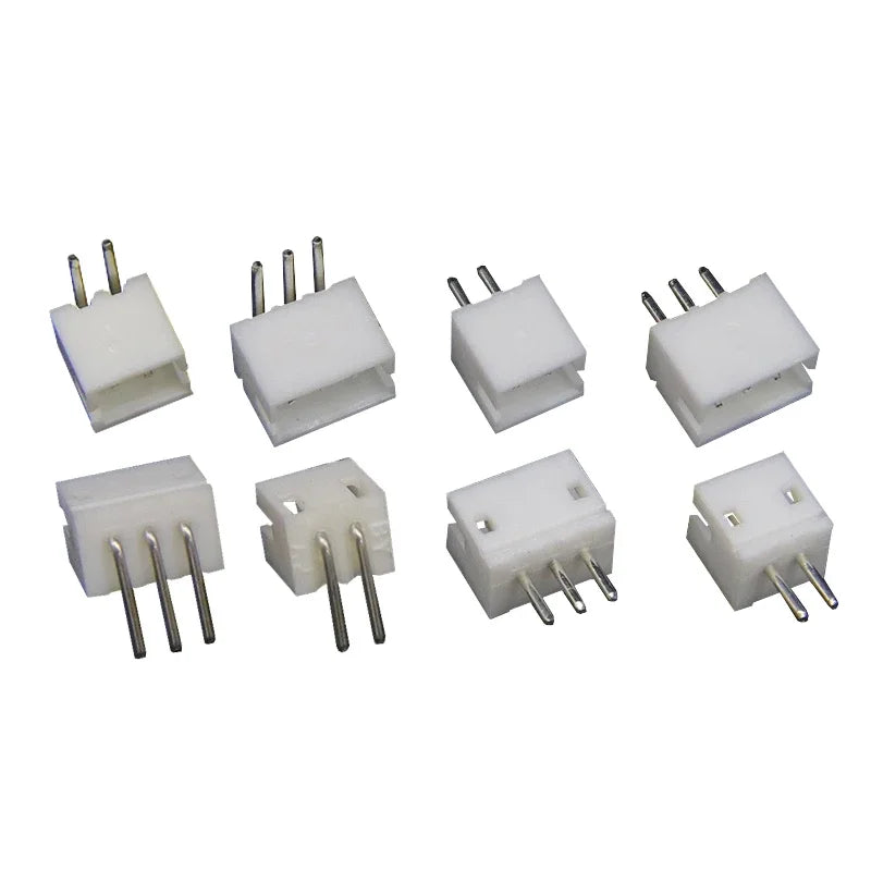 20 Sets JST ZH 1.5mm Pitch Wire-to-Board Connector Kit, Male/Female Housing & Terminals (2-10 Pin) for DIY Electronics