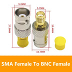 5PCS SMA To BNC RF Connector SMA BNC Adapter Male To Female for Antenna/Extension Cable BNC To SMA Connectors