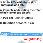 GY-31 Color Recognition Sensor Module (TCS230/TCS3200 Compatible): For Arduino