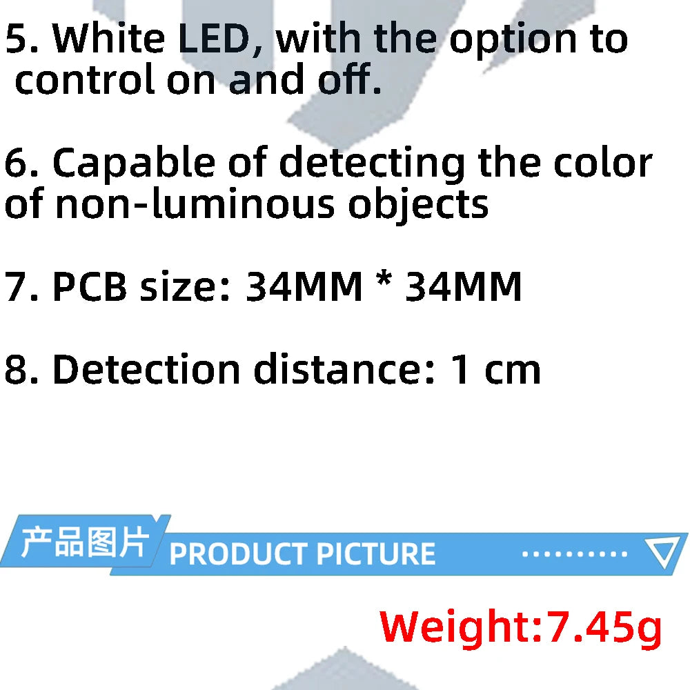 GY-31 Color Recognition Sensor Module (TCS230/TCS3200 Compatible): For Arduino
