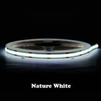 COB LED Strip 480 528 Chips/M High Density Flexible FOB Led Red Green Blue Warm Nature Cool White Linear Dimmable Light 12V 24V